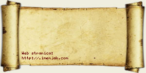 Biljana Debeljak vizit kartica